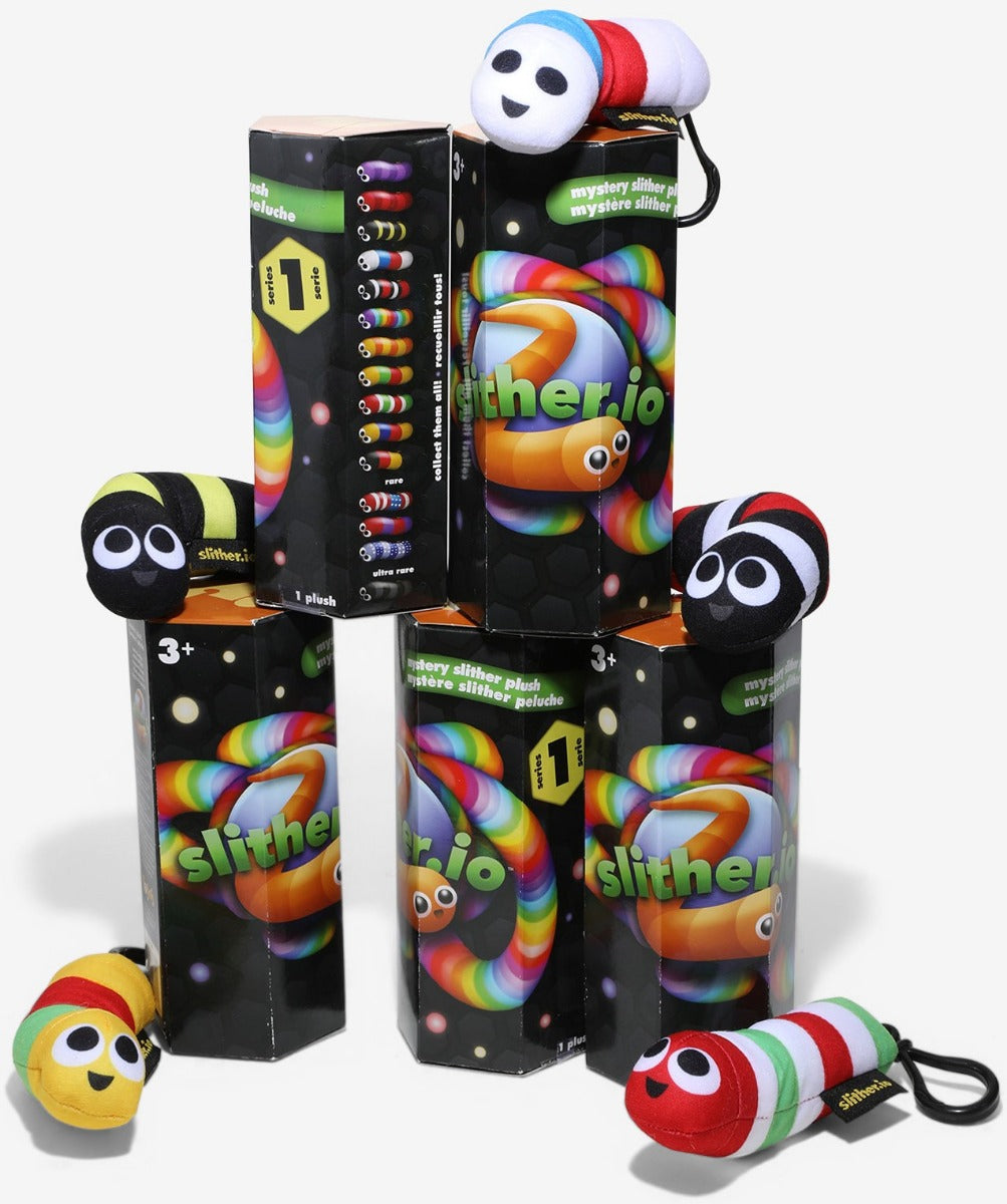 SLITHER.IO S1 BLIND BOX PLUSH W/ CLIP