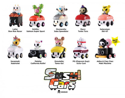 TOKIDOKI SUSHI CARS BLIND BOX CDU