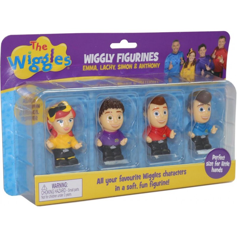 THE WIGGLES WIGGLY FIGURINES 4 PACK (Emma, Lachy, Simon & Anthony)