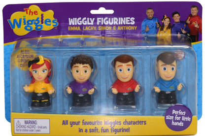THE WIGGLES WIGGLY FIGURINES 4 PACK (Emma, Lachy, Simon & Anthony)