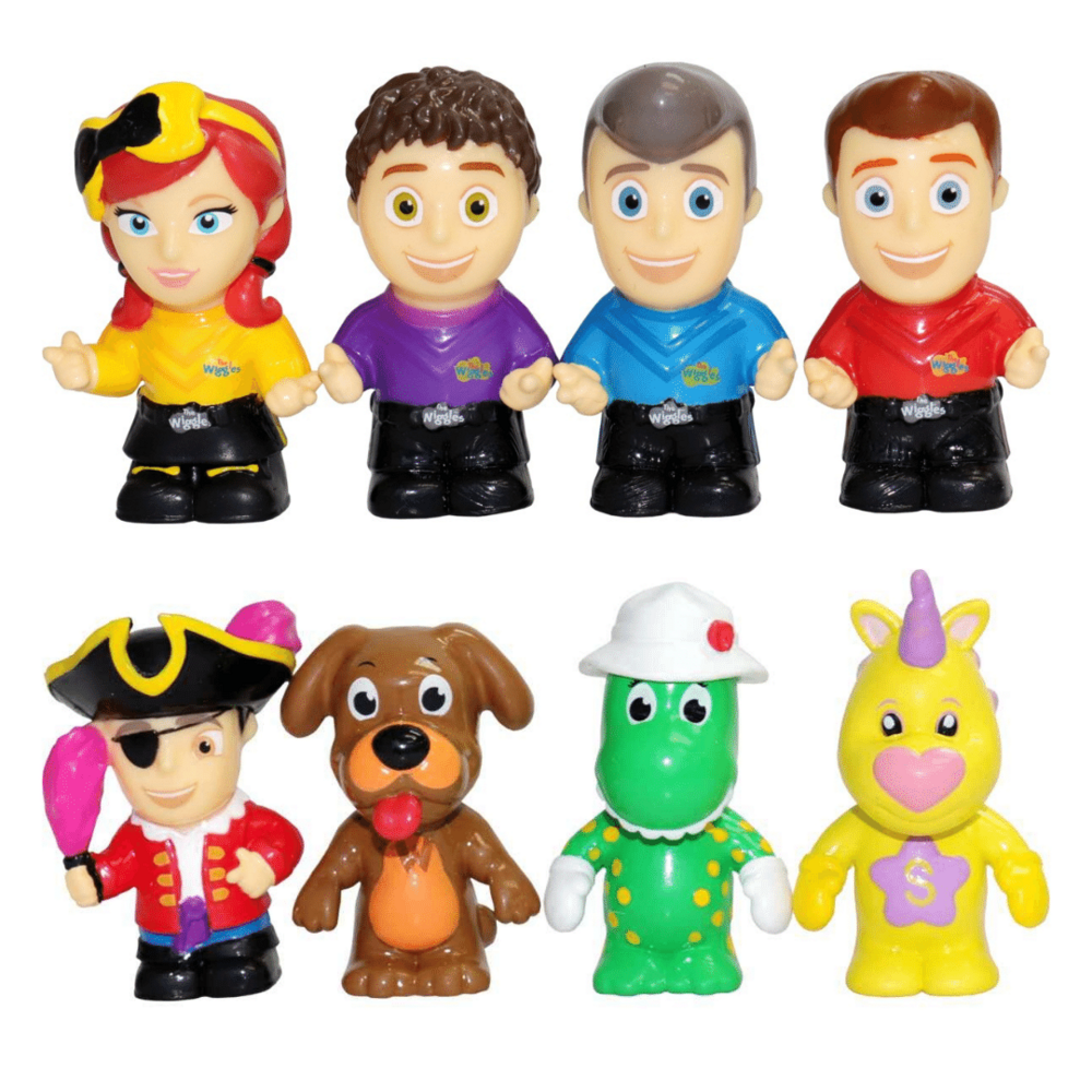 THE WIGGLES WIGGLY FIGURINES 4 PACK (x2 Packs)