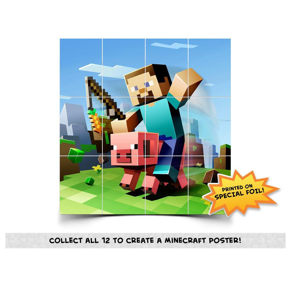 MINECRAFT TRADING CARDS COLLECTIBLE STICKER PACK