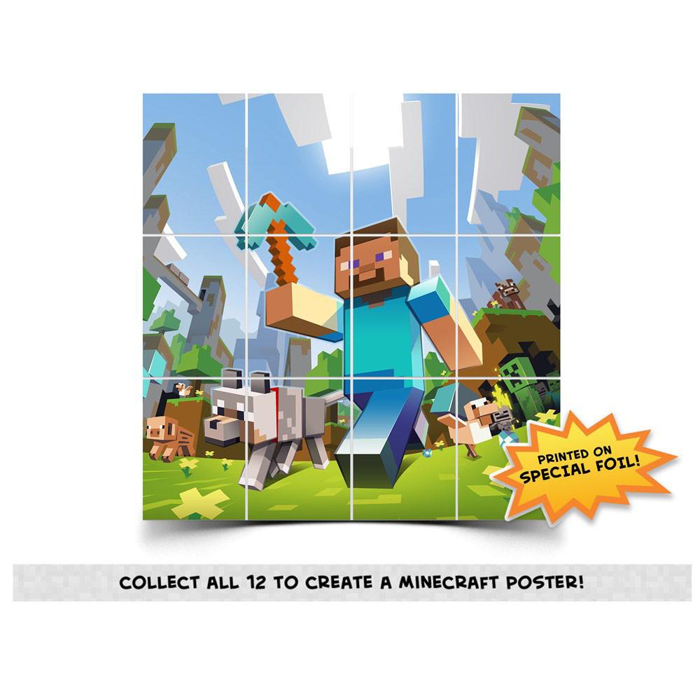MINECRAFT TRADING CARDS COLLECTIBLE STICKER PACK