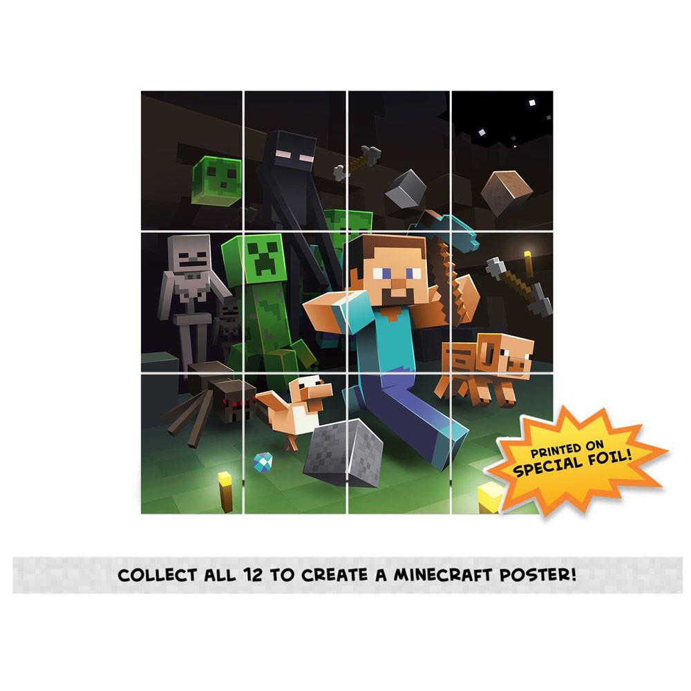 MINECRAFT TRADING CARDS COLLECTIBLE STICKER PACK